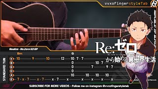 Realize - Re:Zero S2 OP - Fingerstyle Guitar Cover (TABS ... 