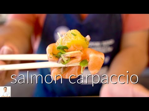 Video: Cara Membuat Salmon Carpaccio