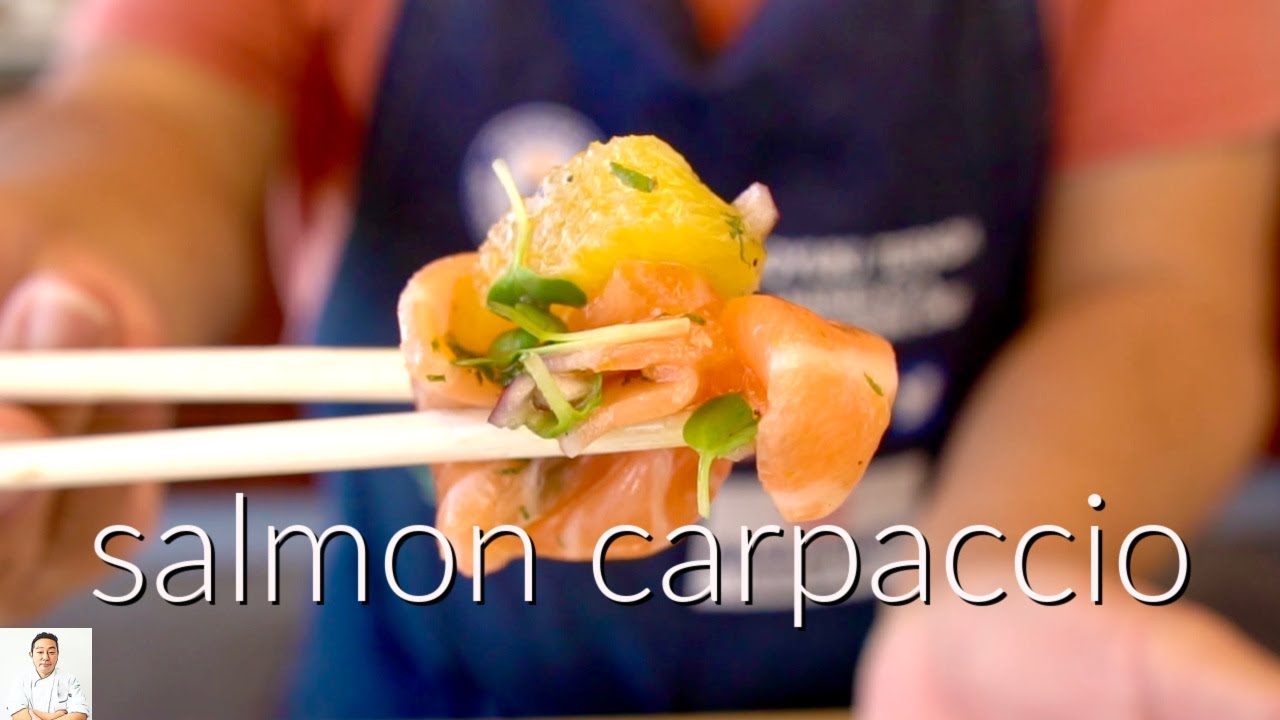 How To: Tropical Salmon Carpaccio | Hiroyuki Terada - Diaries of a Master Sushi Chef