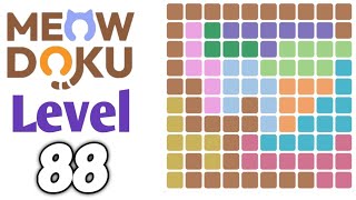 Meowdoku: Brain Puzzle Games Level 88 Walkthrough
