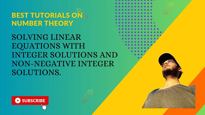 Solving linear equations with integer solutions and non negative integer solutions.