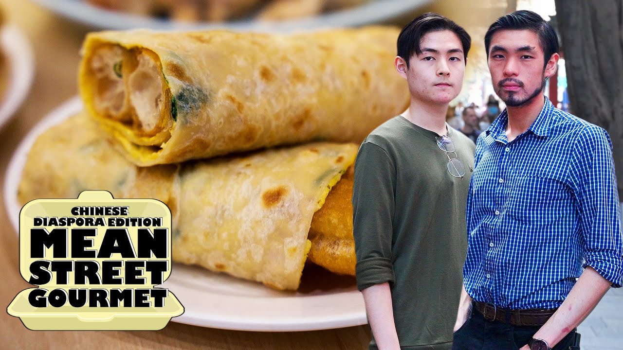 Handmade youtiao preparation in a family-run food business in Sydney