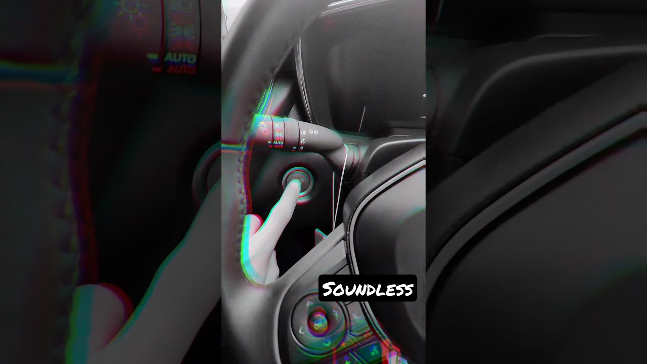 Hybrid car start up sound check. How loud is it?