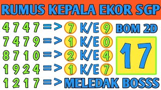 PREDIKSI SGP 5 JULI 2025 | BOCORAN TOGEL SINGAPURA HARI INI | RUMUS KEPALA EKOR SGP JITU