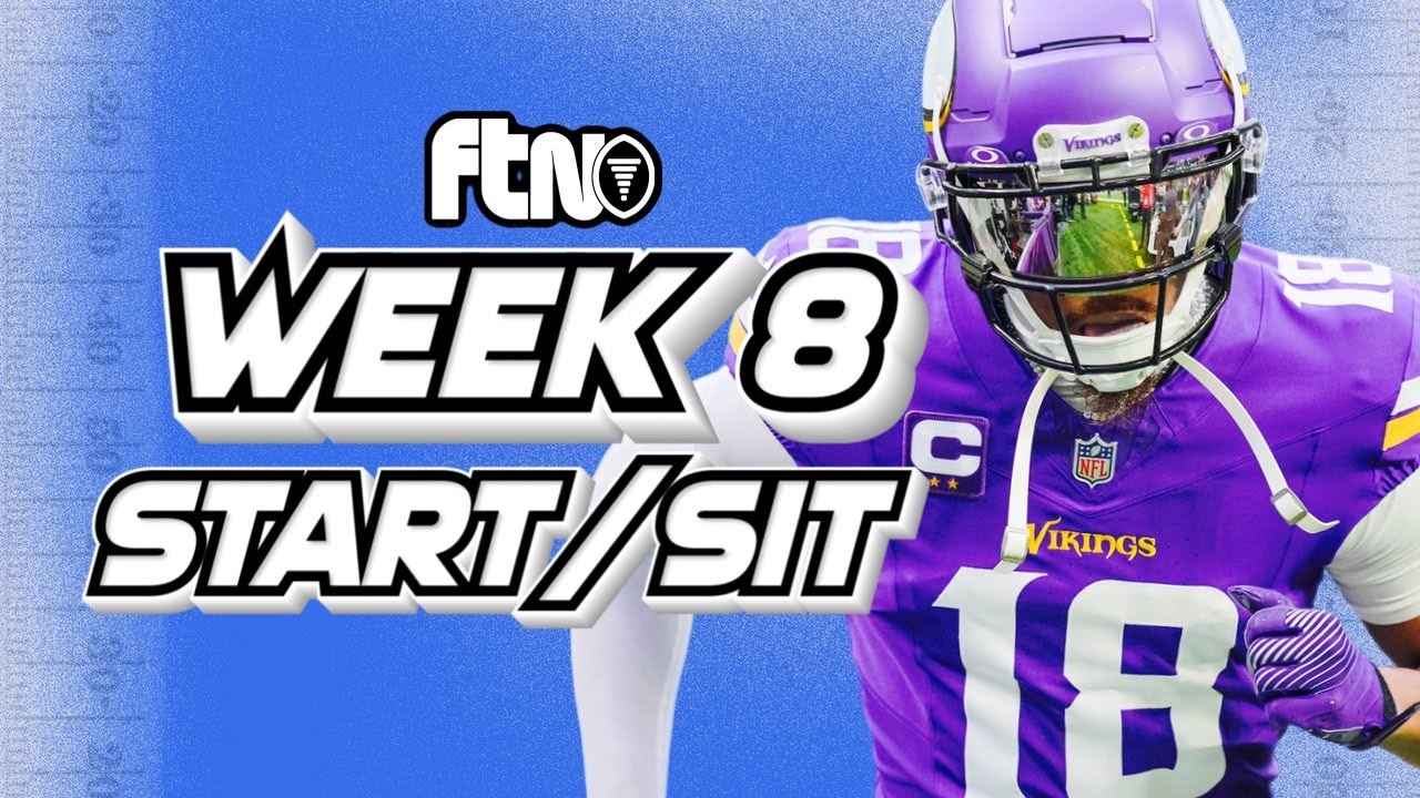 Start/Sit Week 8 Live - YouTube