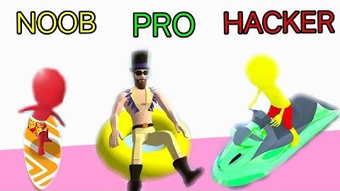 NOOB vs PRO vs HACKER -  AquaPark.Io