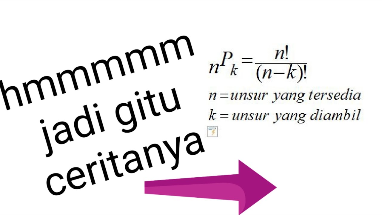 Permutasi dan macam-macamnya - YouTube