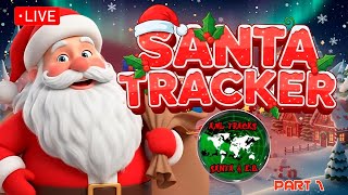 LIVE 🔴🎅 Santa Tracker 2025 - 10th Annual AML Santa Tracking Livestream (Part 1)