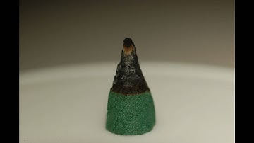 Time-lapse Video of Incense Cone / Zeitraffer-Aufnahme des Abbrands einer Räucherkerze