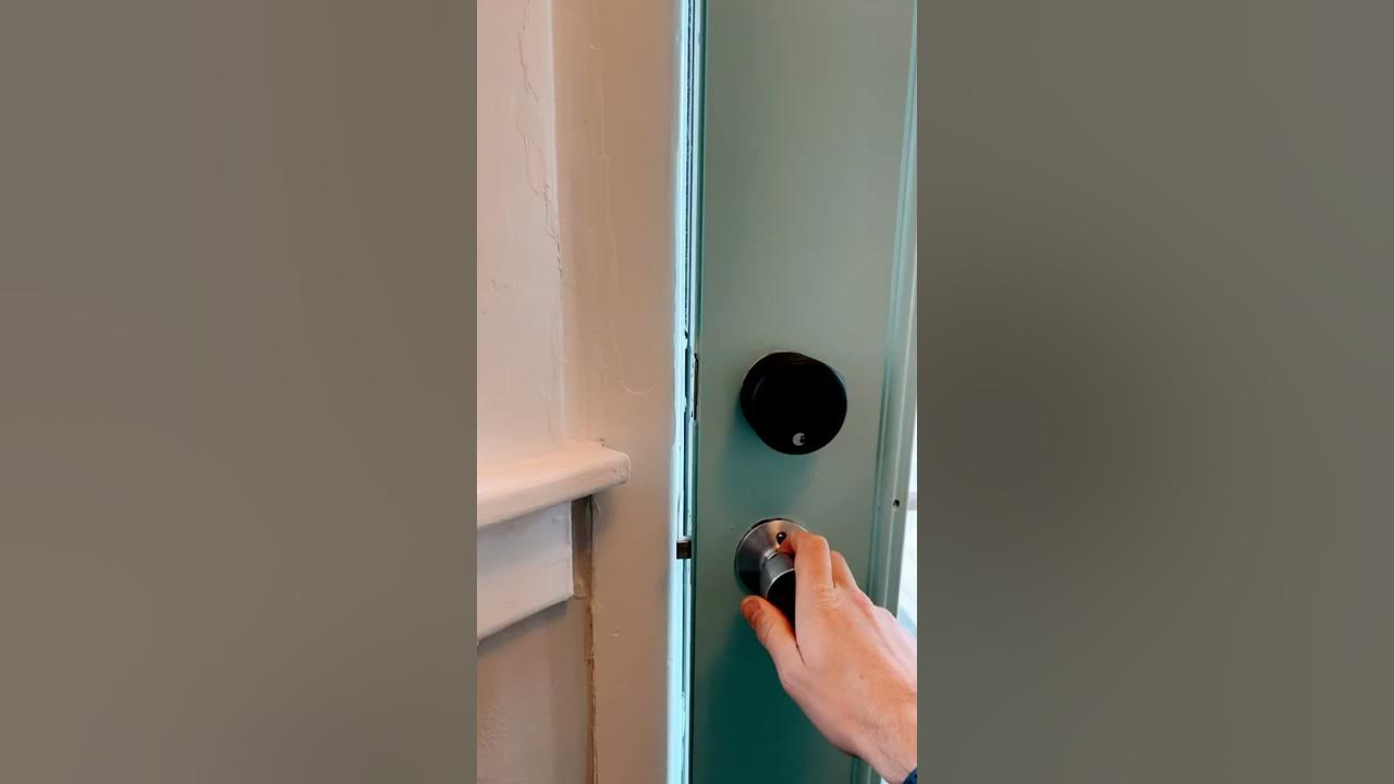 Quick Fix For Jammed Smart Door Lock / Deadbolt YouTube