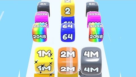 Jelly Run 2048 game play.all levels .android .ios .new update.