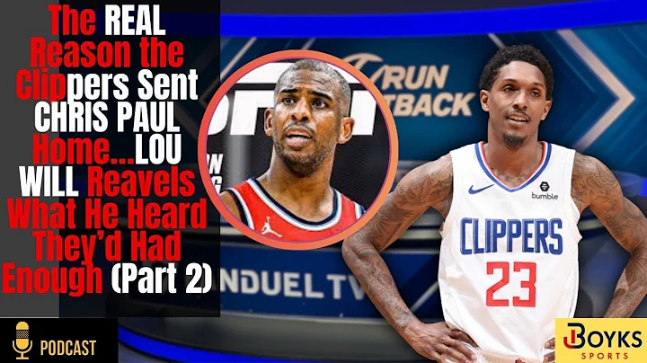 The REAL Reason the Clippers Sent Chris Paul Home: Lou Williams Reveals What He Heard Part 2