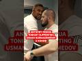 Anthonyjoshua Coming Through To Support Usmannurmagomedov With Khabib And Islammakhachev Anthonyjoshua Coming Through To Support Usmannurmagomedov With Khabib And Islammakhachev