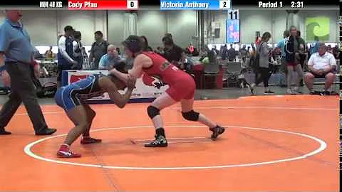 Women WM 48 KG - Cody Pfau vs. Victoria Anthony