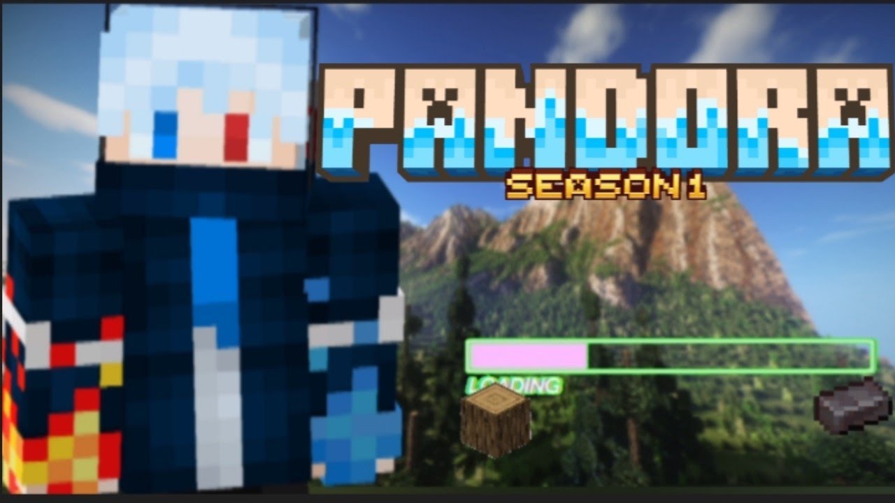Мои первее дни на сервере ютуберов PANDORA SMP