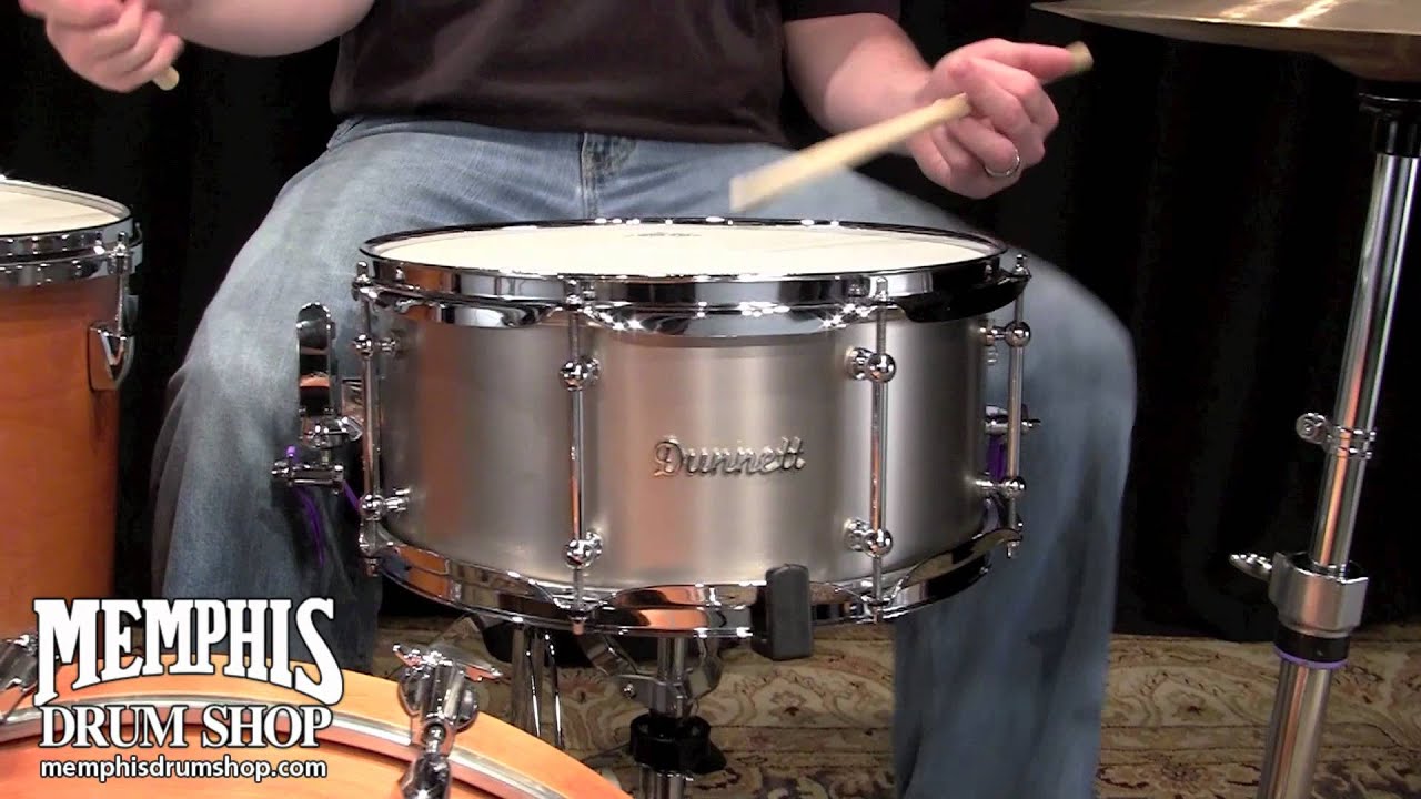 Dunnett Classic 14 x 6.5 Titanium Snare Drum - Raw Finish (6514TI-R-CHAMRA)