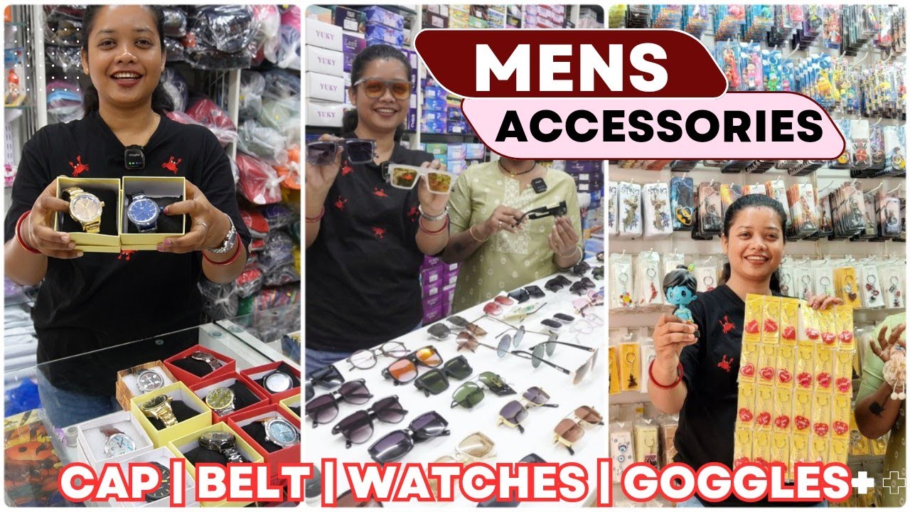 All types of men's accessories under one shop Sai sales Nagpur wholesale market 