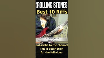 Alex Cambise - The Rolling Stones "Start Me Up" (The Rolling Stones Best 10 Riffs) #shorts