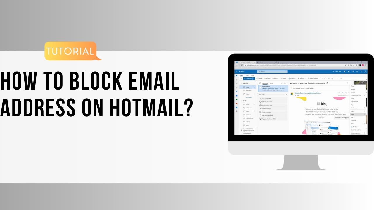 How to Block Email Address on Hotmail? Hotmail Block Email Tutorial