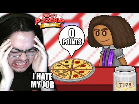 I CAN'T STOP CRASHING OUT | Papa's Pizzeria Deluxe [6] - YouTube
