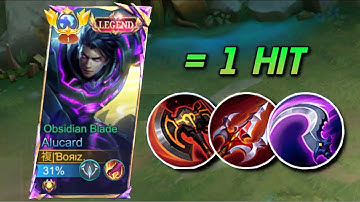 ALUCARD TRUE DAMAGE BUILD IS SO BROKEN!!💀(this is illegal!) MLBB