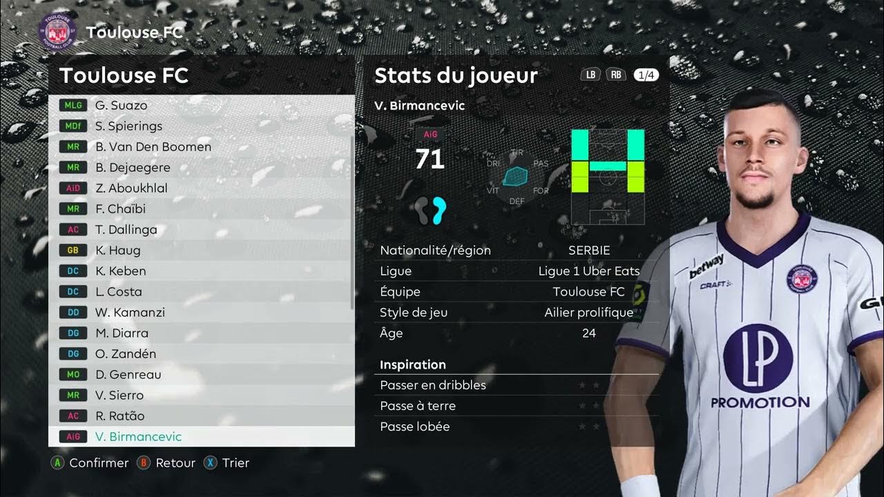 Toulouse FC 2022/2023 PES 2021 YouTube