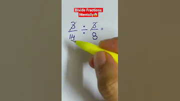 How To Divide Fractions Mentally Math Youtube Shorts Mathtrick Learning Tutor Youtuber 