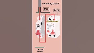 Bus bar to RCCB connection| electrical | #technical #shortsfeed #shorts !