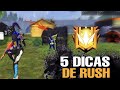 CHEGA DE MORRER! 5 DICAS DE RUSH E POSICIONAMENTO!! FREE FIRE