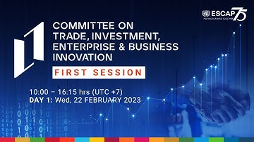 Committee on Trade, Investment, Enterprise and Business Innovation, First Session (Day 1)