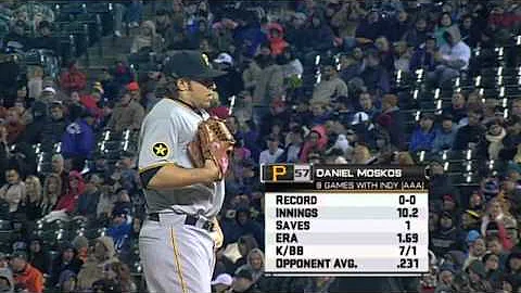 Moskos' MLB debut