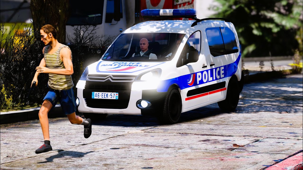 (GTA 5) LES SUPPORTER PARSIEN SON SUR EXITES POLICE NATIONAL INTERVIENT #lspdfr #gta -FR LSPDFR