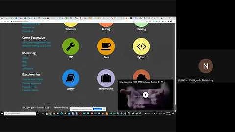 Nhập môn Software Testing: Bài 11 - Test Case & Test Case Management Tool (phiên bản 2)