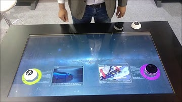 Tangible Bar - Multi Point Touch Table
