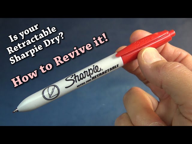 How to revive an Extra Fine Point Retractable Sharpie 📝 
