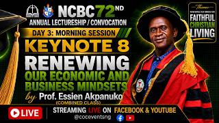 LIVE: NCBC Lectureship 2026 – Day 3 Morning Session | Keynote 8: by, Prof. Essien Akpanuko | Abak