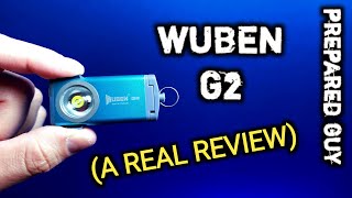 500 lumen WUBEN G2 Keychain Flashlight REVIEW