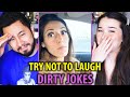 DIRTY JOKES - TRY NOT TO LAUGH CHALLENGE Reaction!