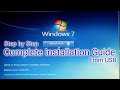 Comment installer windows7  guide tape par tape pour installer windows 7  partir dun disque usb