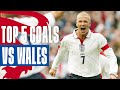 Incredible David Beckham Screamer! 💥 England's Best Goals vs Wales | Top 5 | England