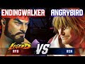 Sf6  endingwalker ryu vs angrybird ken  high level gameplay