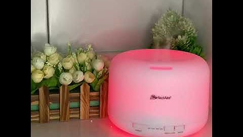 PERFECTAIRE Ultrasonic Air Humidifier Diffuser*AH123 (DoReMi)- CAPACITY 500ML, Spectrum Changing Led