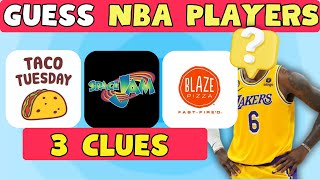 Guess NBA Players in 5 seconds Using 3 Clues! Lebron James, Steph Curry, Victor Wembanyama, KD, Kobe