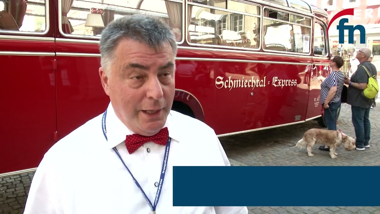 Faszinierende Fahrzeuge beim Oldtimer-Bustreffen in Bad Mergentheim - by Fränkische Nachrichten