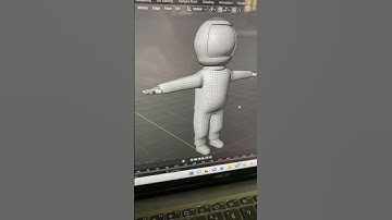 Making an astronaut in Blender #blender #3dmodeling #3d