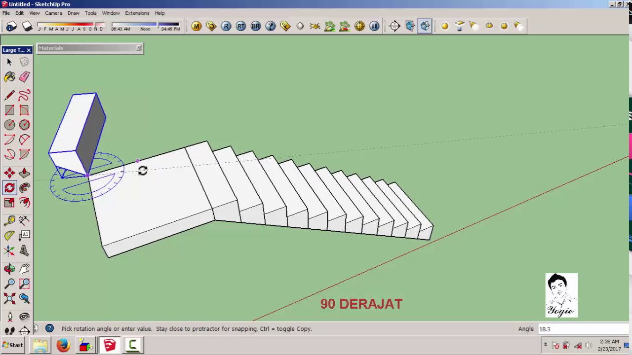 Tutorial Sketchup Membuat Tangga Cara Cepat Dan Mudah YouTube