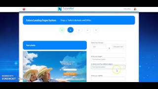 FutureNet Landing Page setup