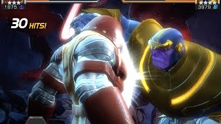 Thanos Enters Quest, Boss Battle, and Free 4-Star Hero Crystal | Marvel Contest of Champions
