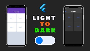 Change theme in Flutter | Light theme to Dark Theme in flutter | Flutterhero