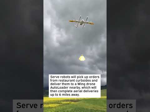 Serve Robotics and Wing Aviation Partner for Robot-to-Drone Deliveries #SERV #SERVStock